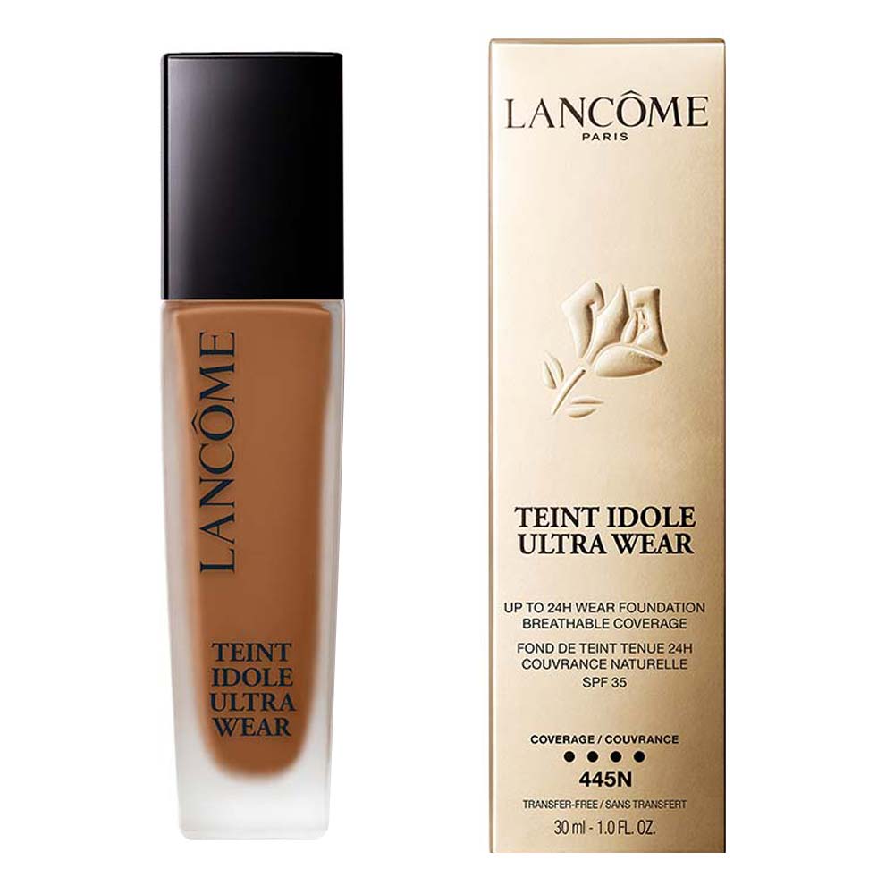 Base Líquida Lancôme Teint Idôle Ultra Wear Tons Escuros 445N