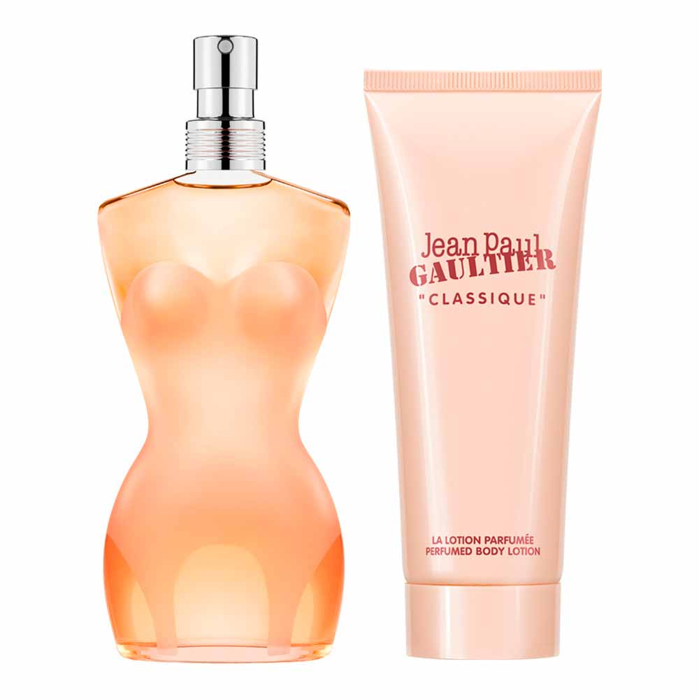 Jean Paul Gaultier Classique Coffret Perfume Feminino EDT + Creme corporal Perfumed Kit