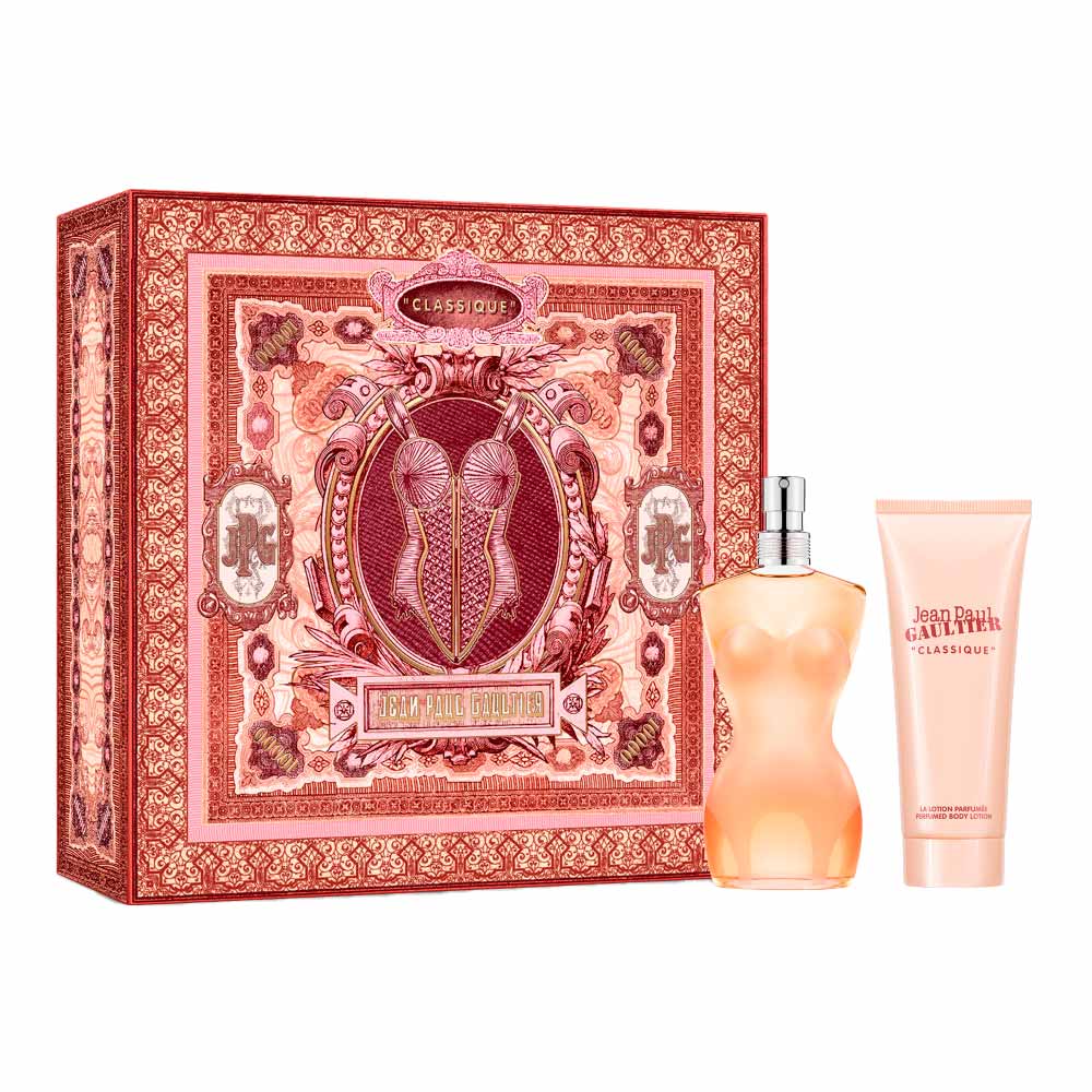 Jean Paul Gaultier Classique Coffret Perfume Feminino EDT + Creme corporal Perfumed Kit