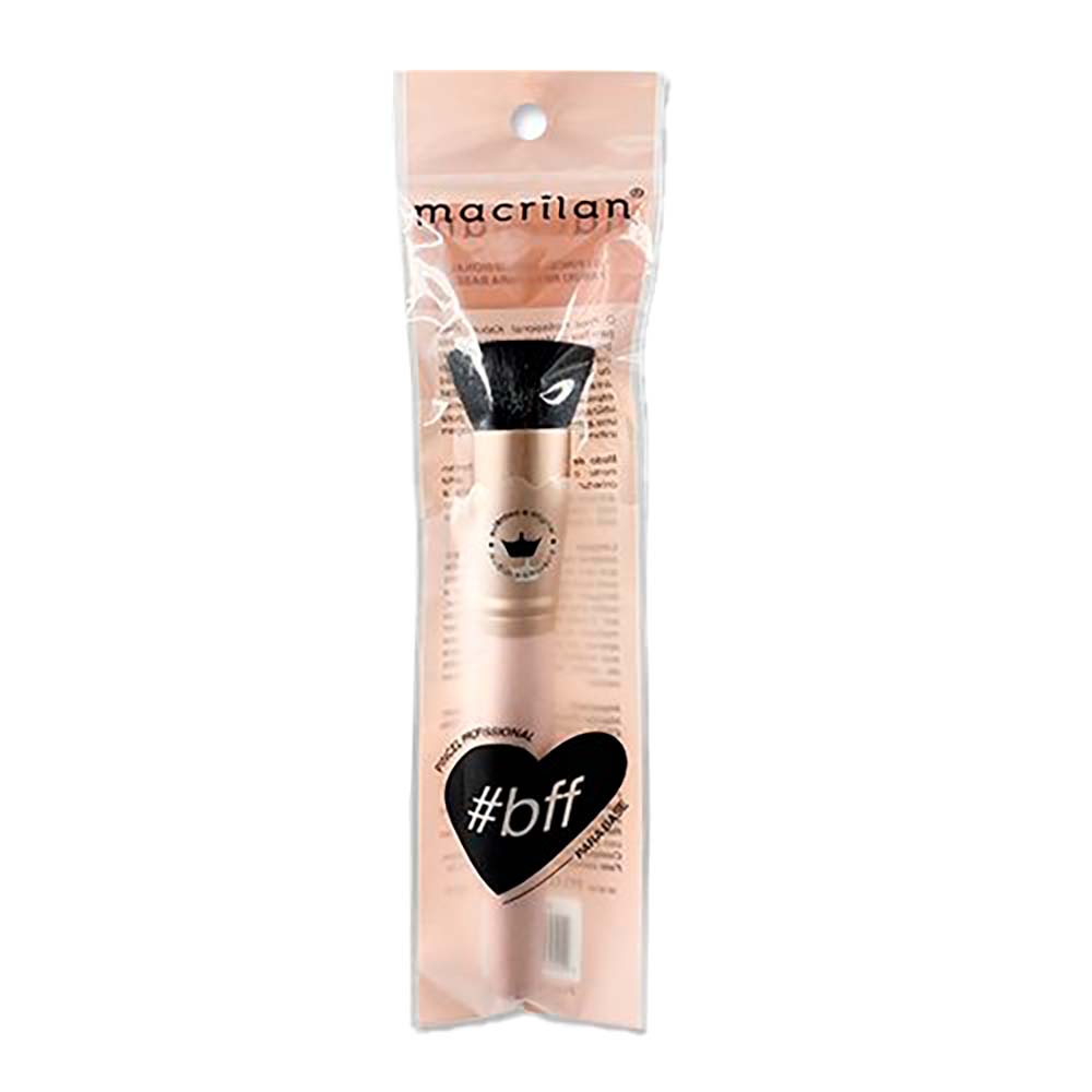 Pincel Profissional Kabuki Reto Base Macrilan  F13 1Un