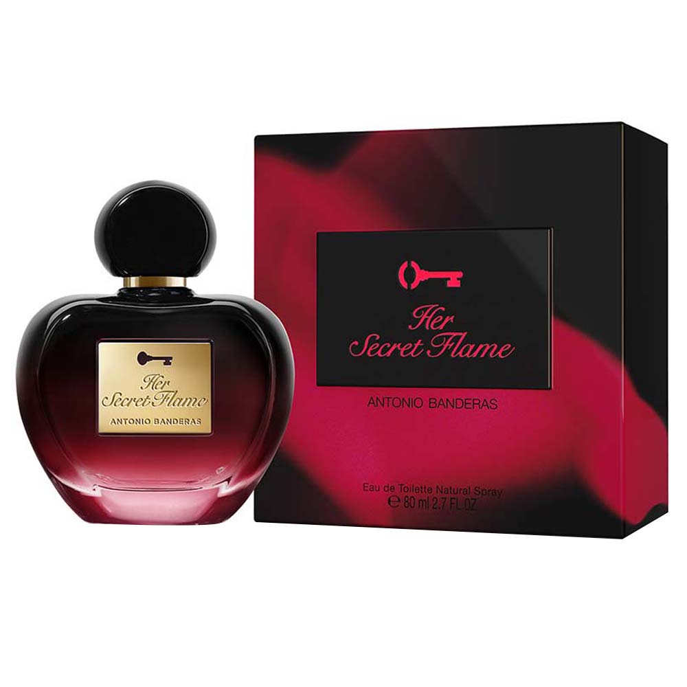 Her Secret Flame  Banderas Perfume Feminino Eau De Toilette 80ml