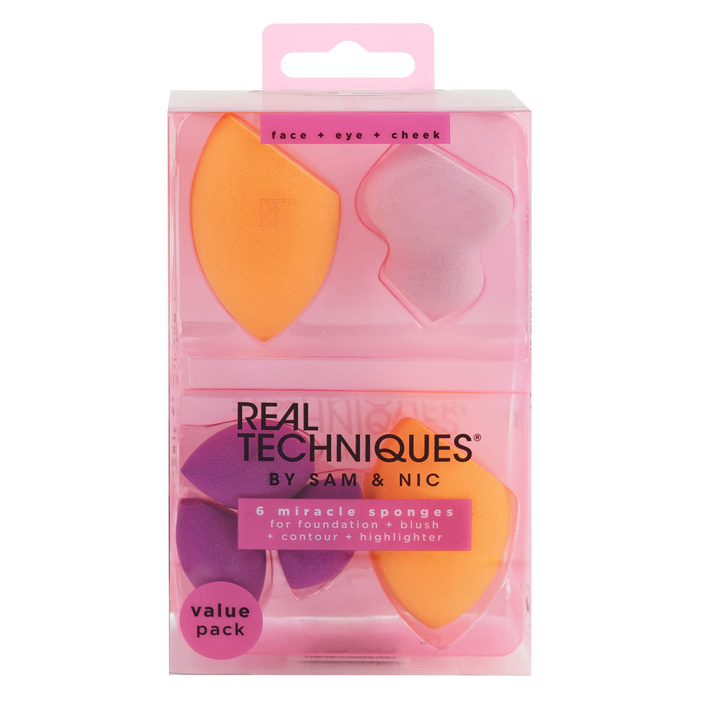 Kit Esponjas Multifuncionais Real Techniques  Miracle Kit
