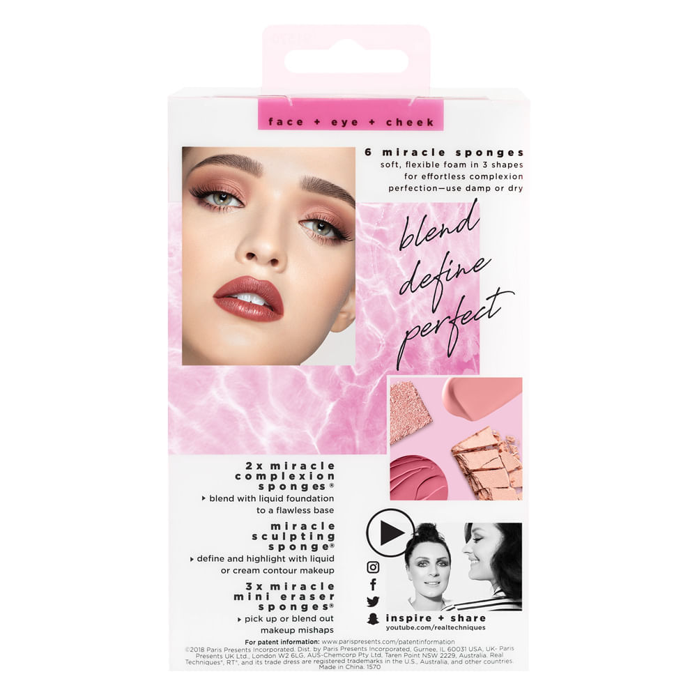 Kit Esponjas Multifuncionais Real Techniques  Miracle Kit