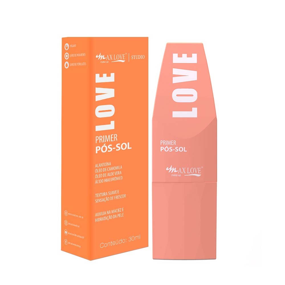 Primer Facial Max Love  Pós Sol 30ml
