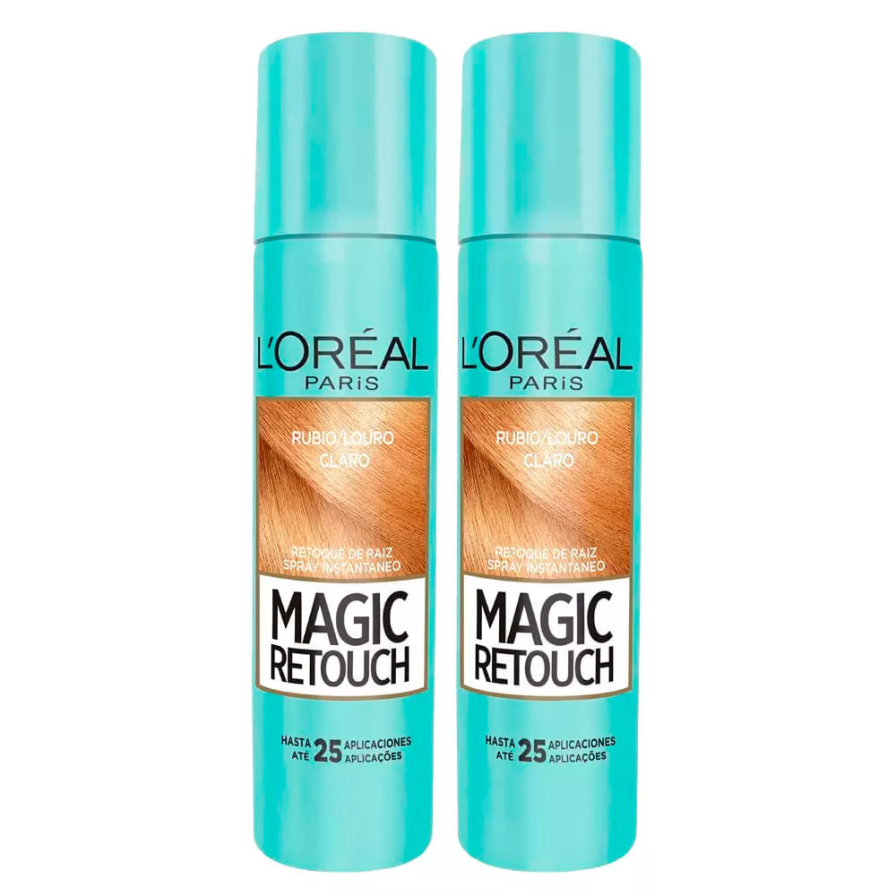 L'Oréal Paris Magic Retouch + Ganhe Cicatri Renov Kit  LeaveIn + 2 Corretivos Capilar Louro Claro Kit