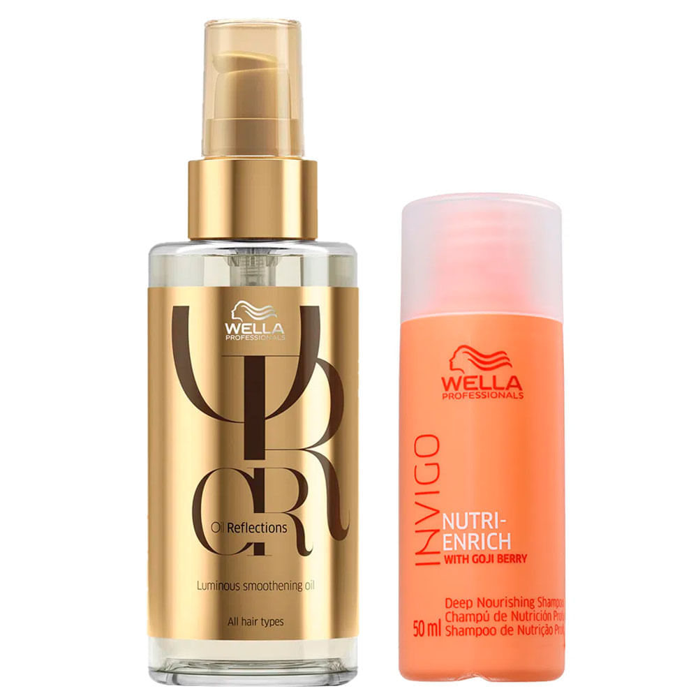 Wella Professionals Kit  Shampoo Invigo + Óleo Oil Reflection Kit