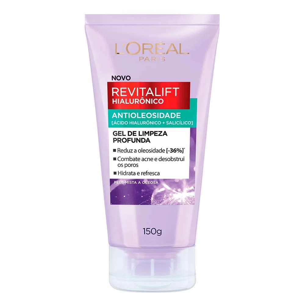 L’Oréal Paris + Maybelline Kit  Água Micelar Bifásica + Gel de Limpeza Antioleosidade + Batom Líquido Longa Duração Ruler Kit