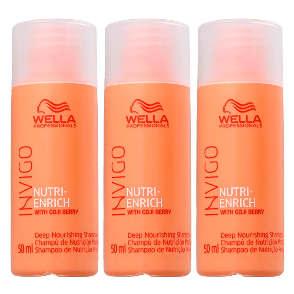 Wella Professionals Invigo Nutrienrich Kit Com Três Shampoos Travel Size Kit