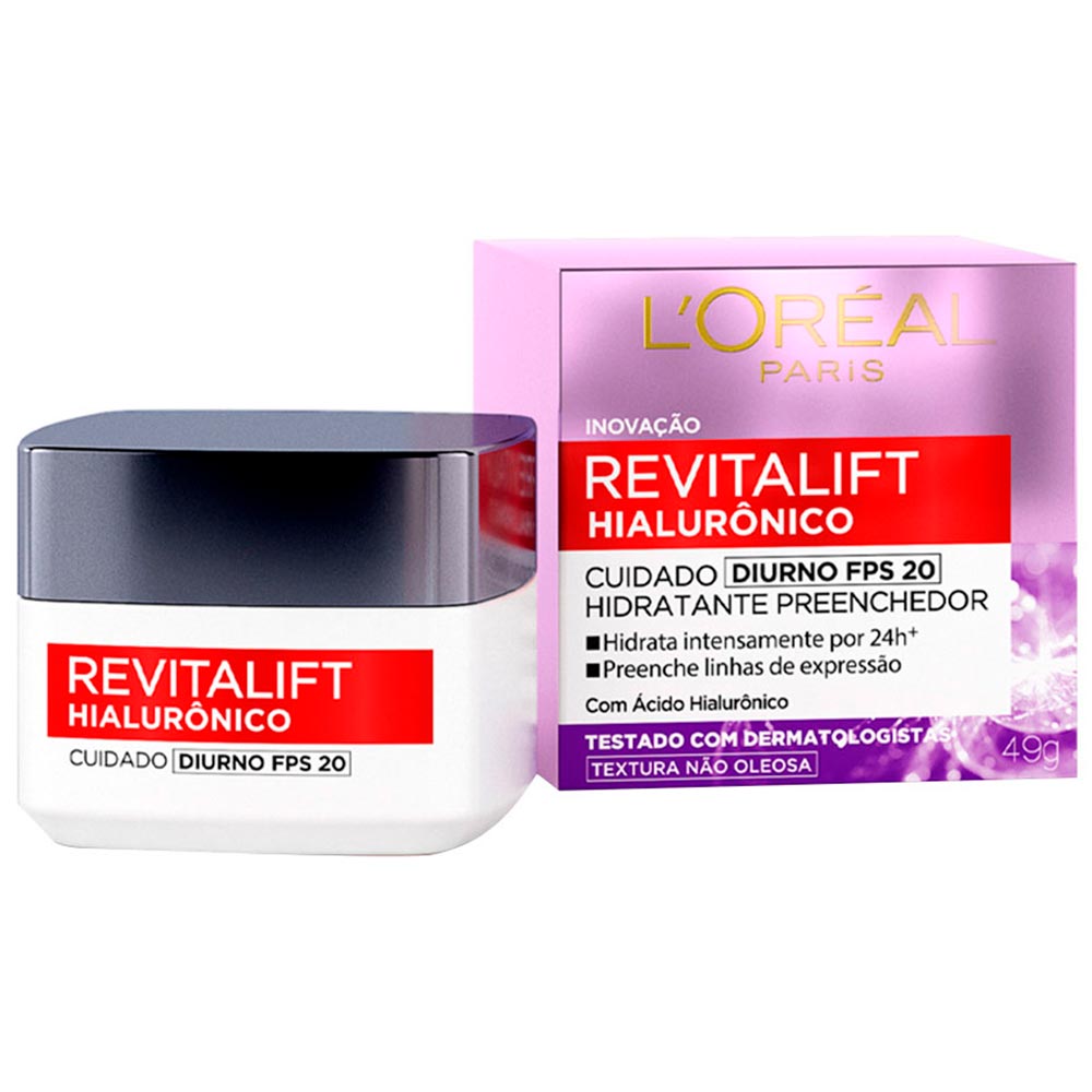L'Oréal Paris Revitalift Hialurônico Kit – Água Micelar + Gel de Limpeza + Creme Antiidade Diurno + Sérum Kit