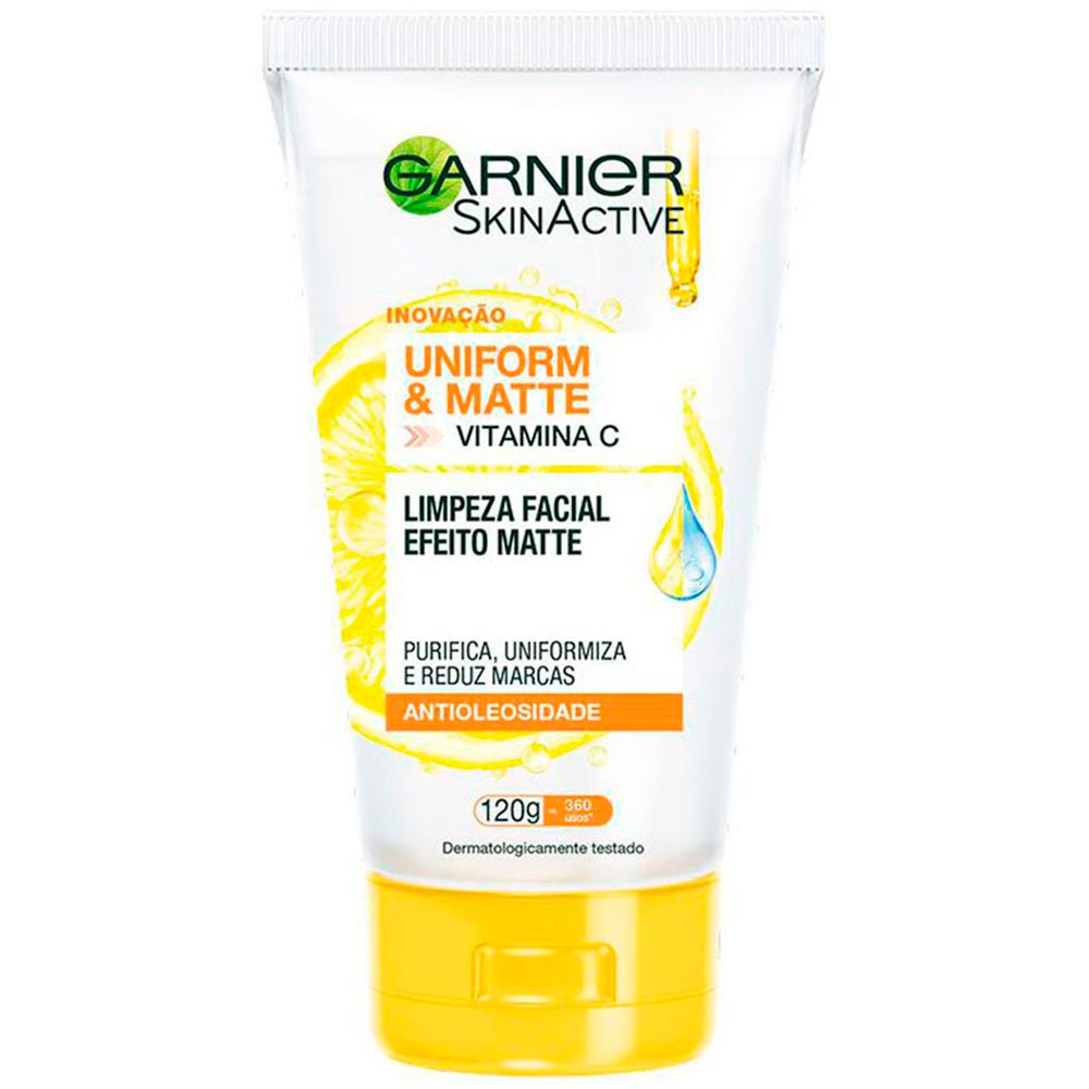 Garnier Skin Uniform & Matte Vitamina C Kit – 2 Gel de Limpeza Facial Kit