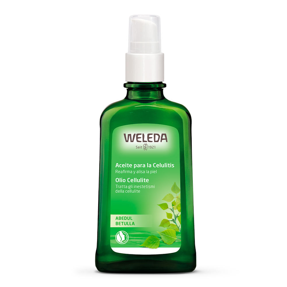 Óleo de Bétula para Celulite Weleda  Óleo Corporal 100ml