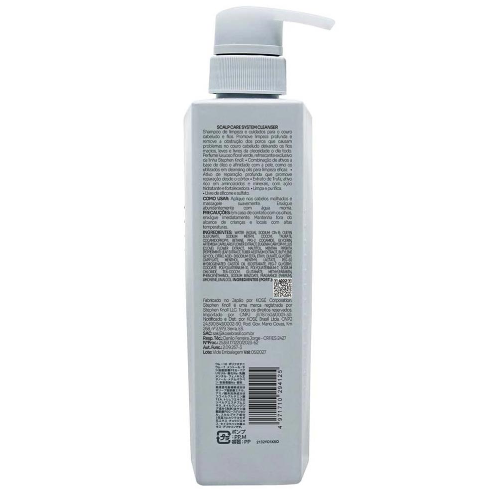 Stephen Knoll Scalp Care System Cleanser Shampoo 500ml