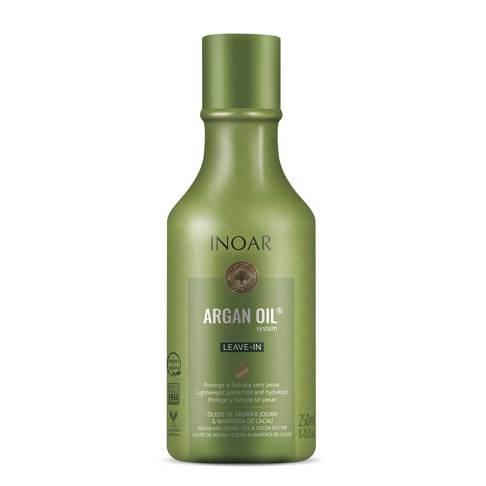 Inoar Argan Oil System Oleo de Argan Leavein  Sérum Finalizador 250ml