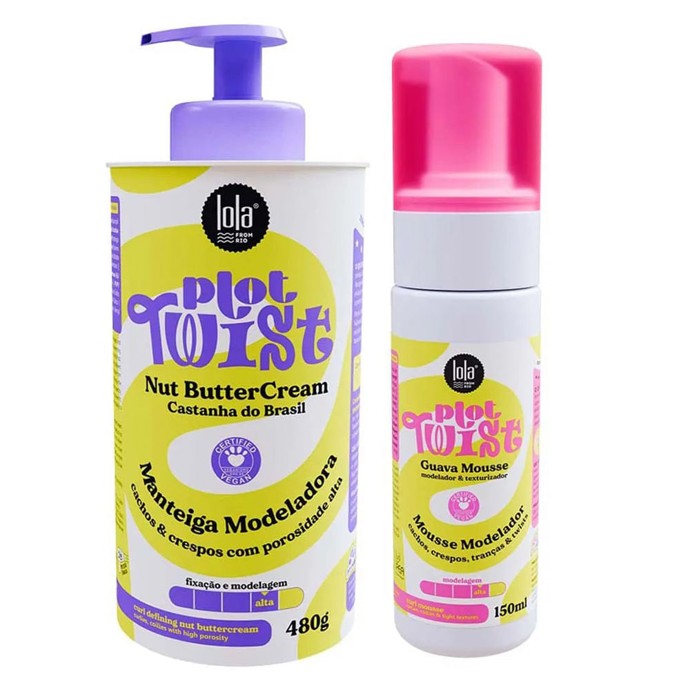 Lola Cosmetics Plot Twist Kit – Manteiga + Mousse Kit