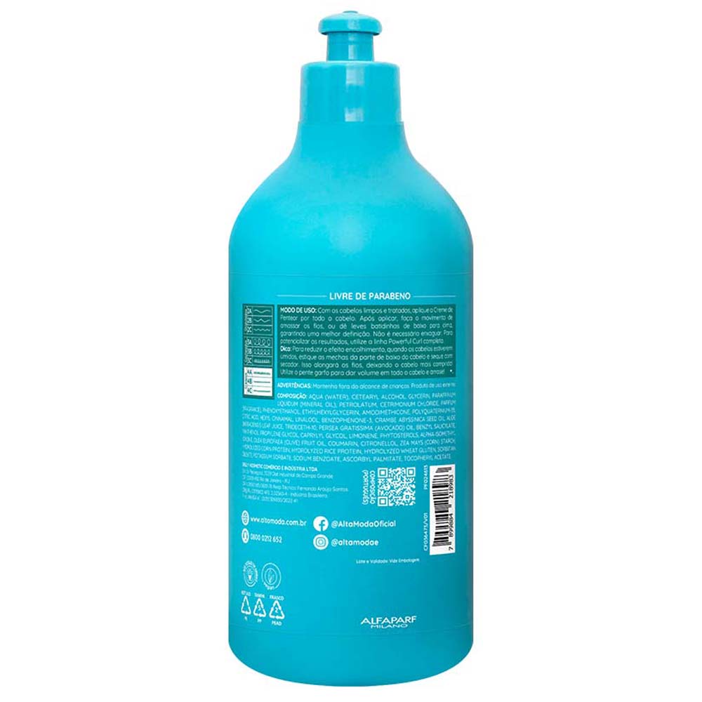 Alta Moda Powerful Curl Muito Crespos Creme de Pentear 500ml