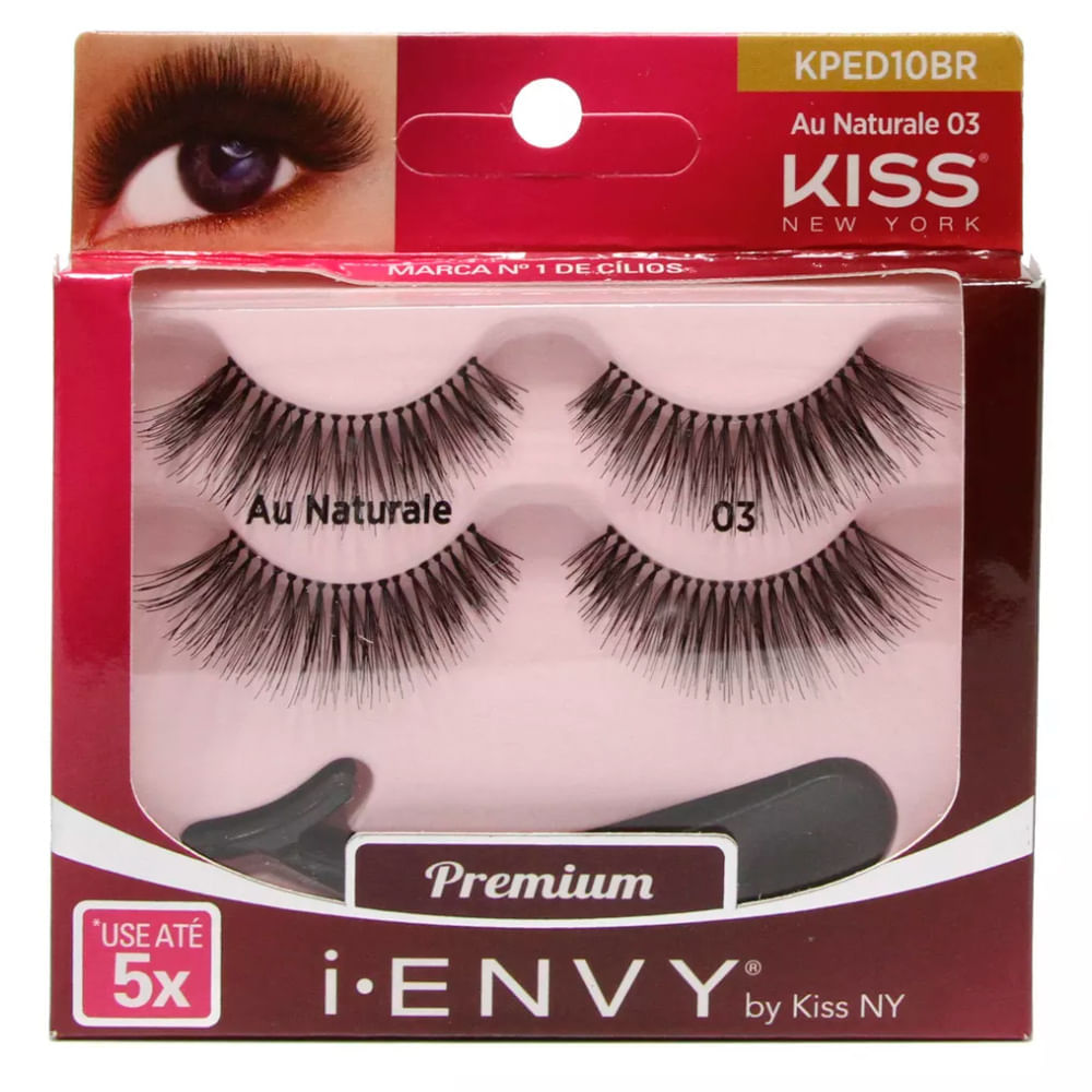 First Kiss IEnvy Pacote Duplo Kit  Cola para Cílios + Cílios Postiços Kit