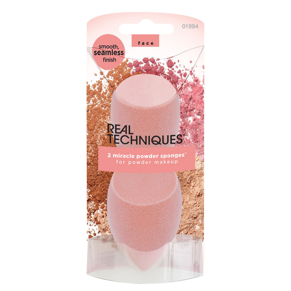 Real Techniques Kit  2 Esponjas para Pó Kit