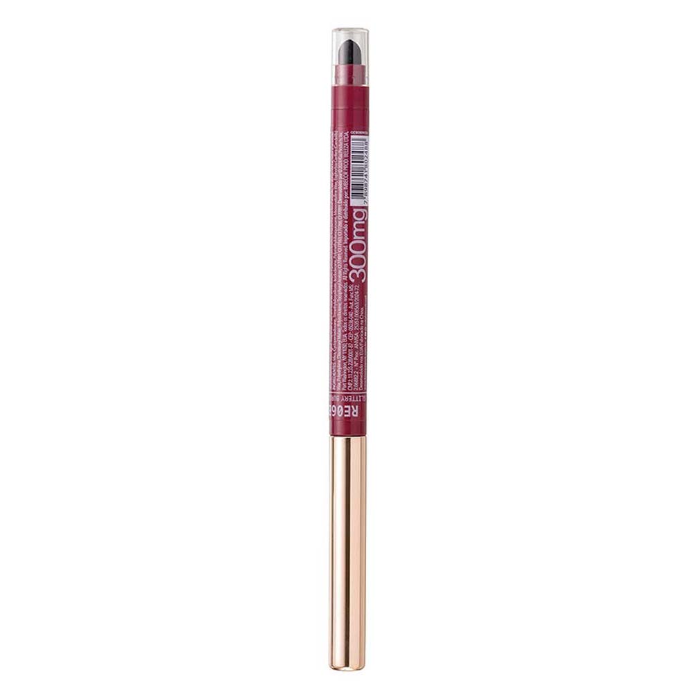 Lápis de Olhos Retrátil em Gel à Prova D'água Ruby Kisses Marsala