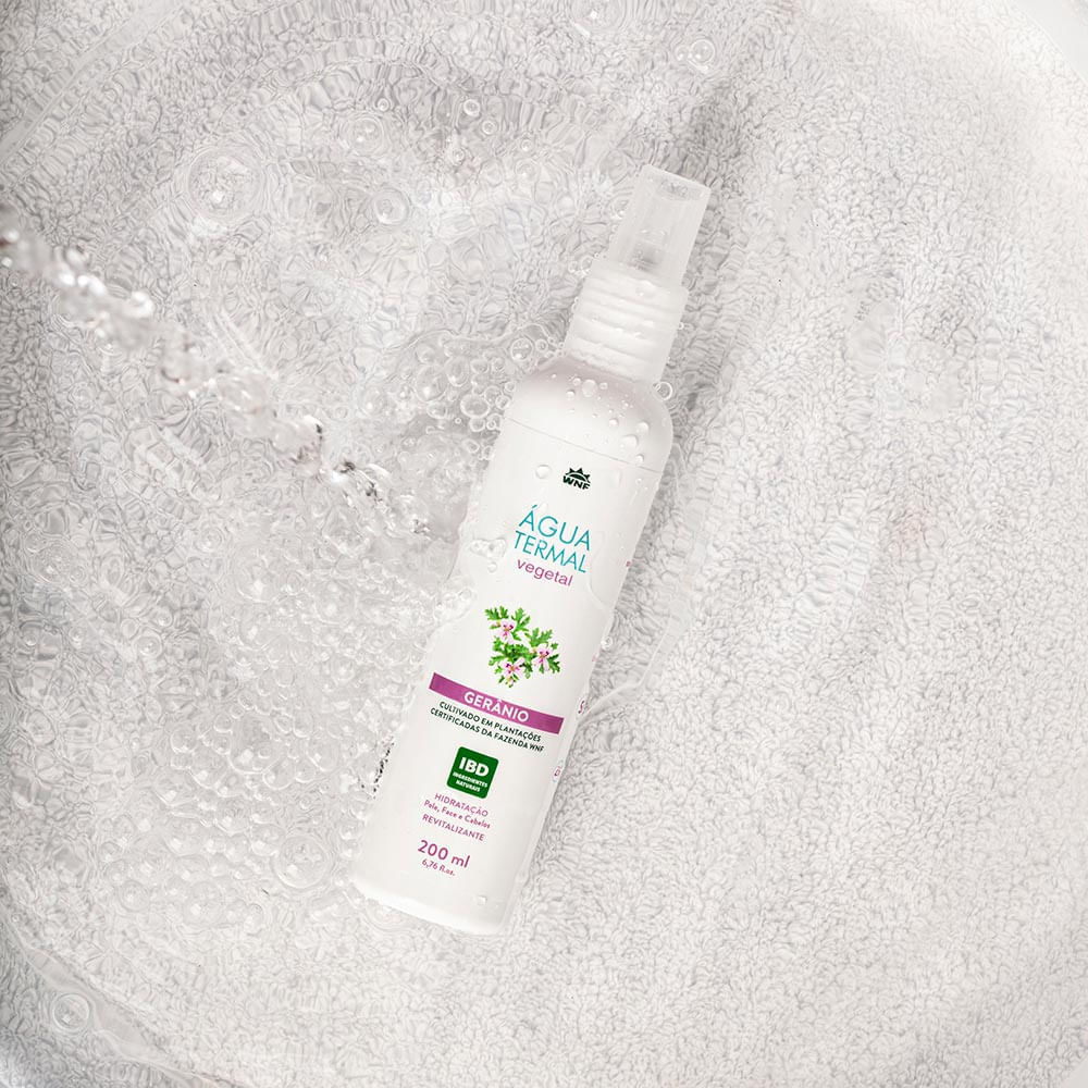 Água Termal Vegetal WFN – Gerânio 200ml