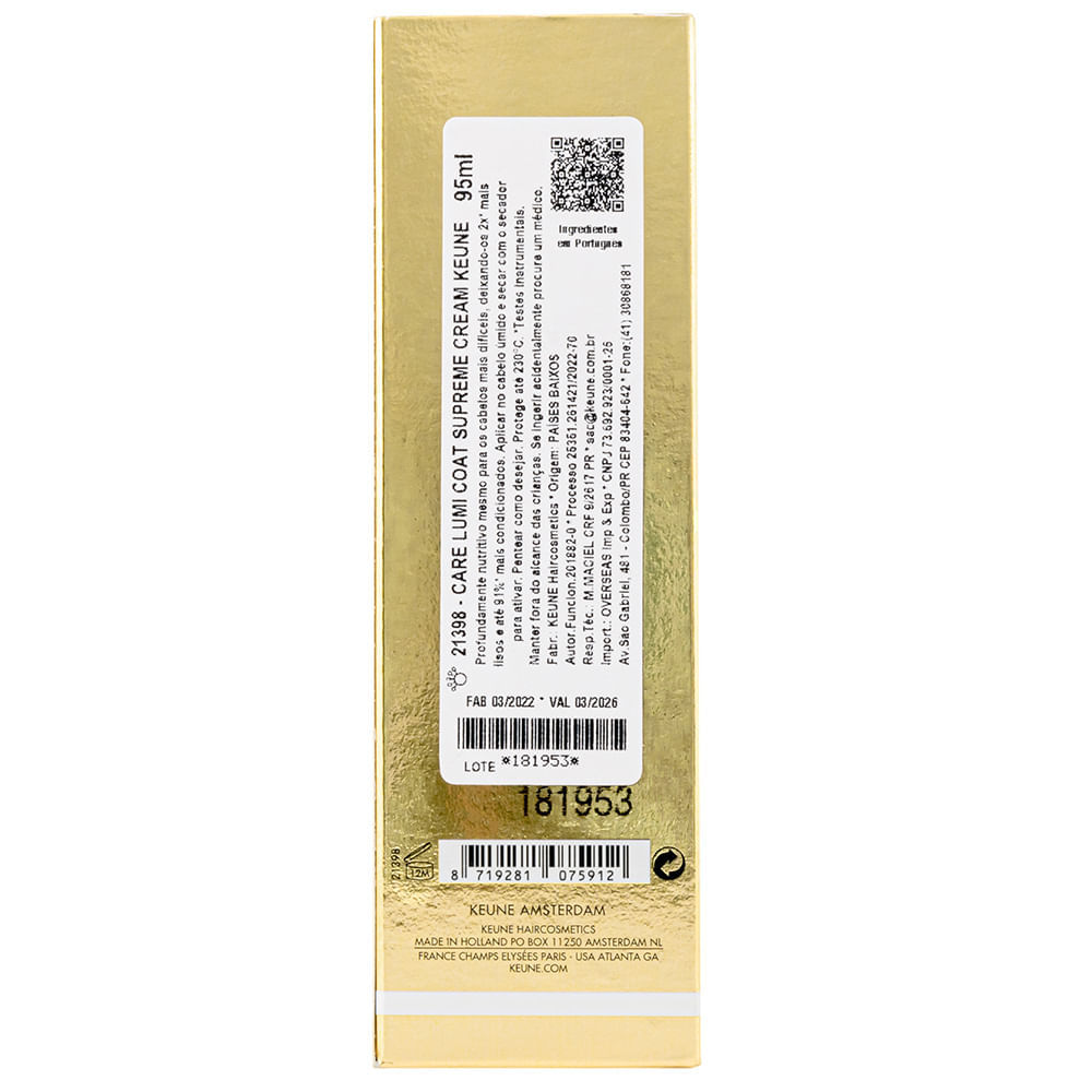 Keune Lumi Coat Supreme Cream 95ml