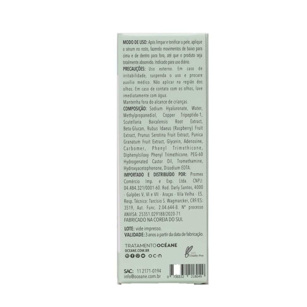 Sérum Facial Océane Hyaluronic Acid Sérum 30ml