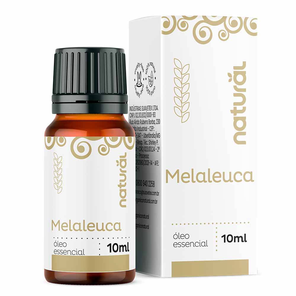 Óleo Essencial Organico Natural De Melaleuca 10ml