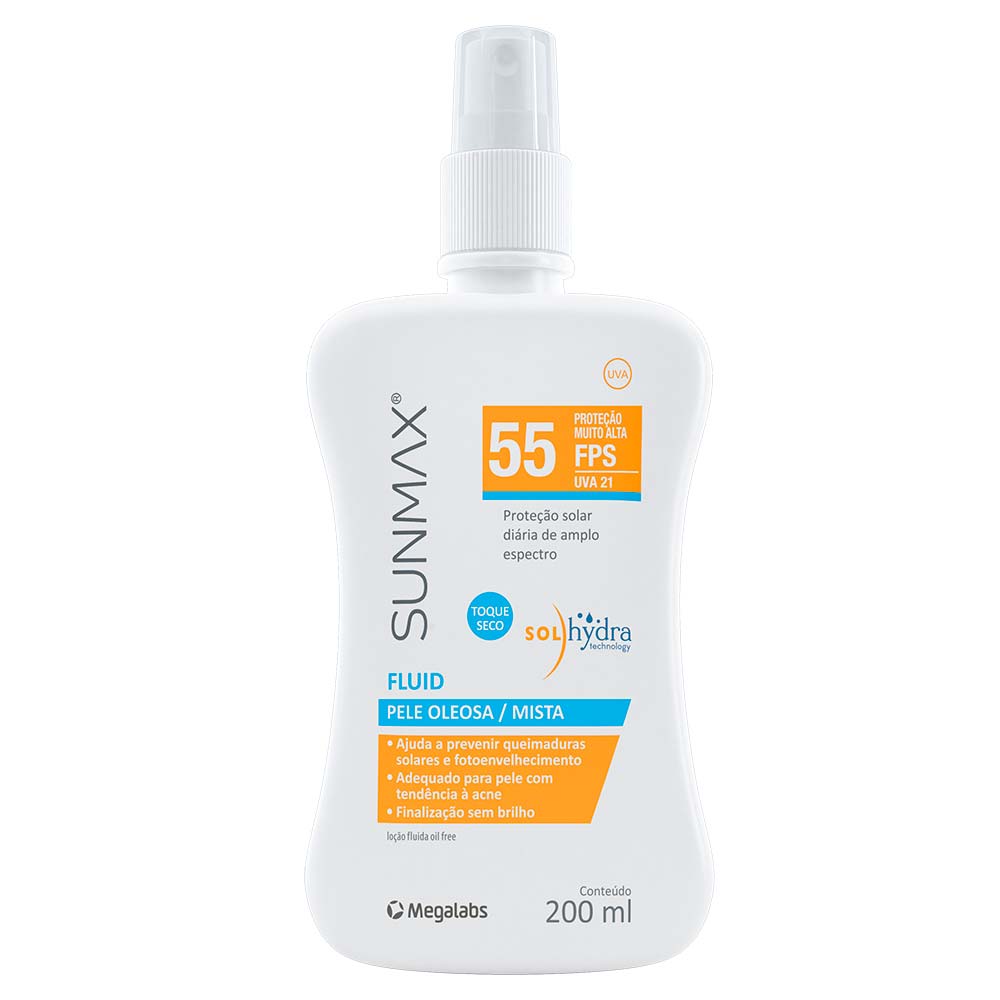 Fluid FPS 55 Sunmax  Protetor Solar 200ml