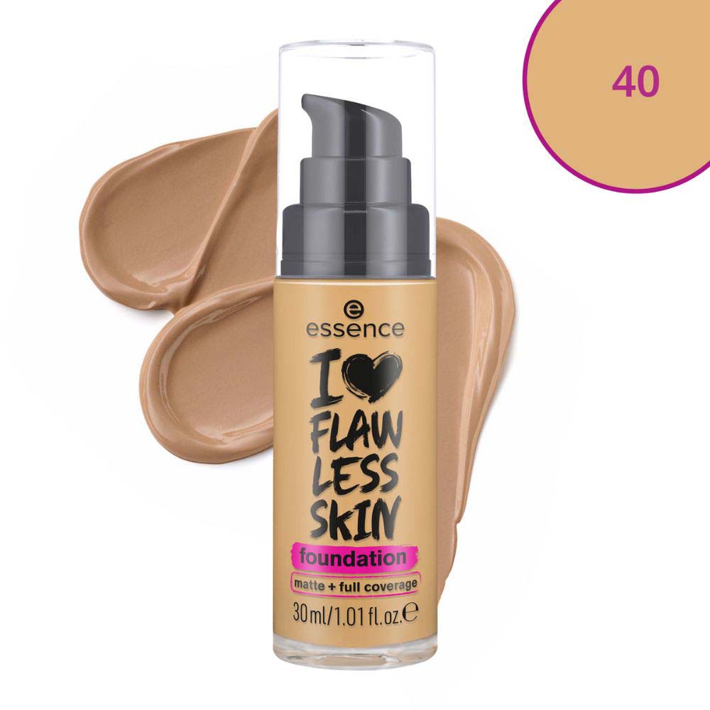Base Líquida Essence  I Love Flawless Skin 40 Light Ivory