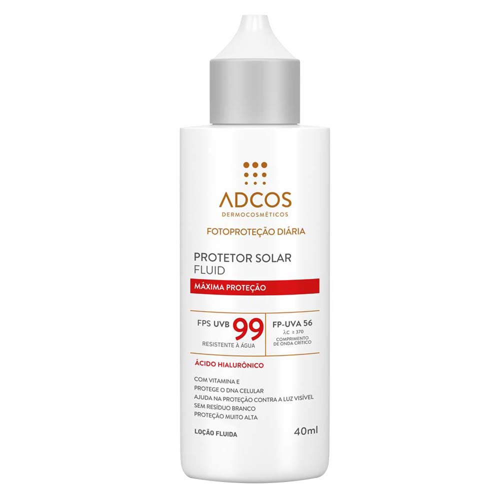 Protetor Solar Adcos  Fluid Máxima Proteção FPS 99 40ml