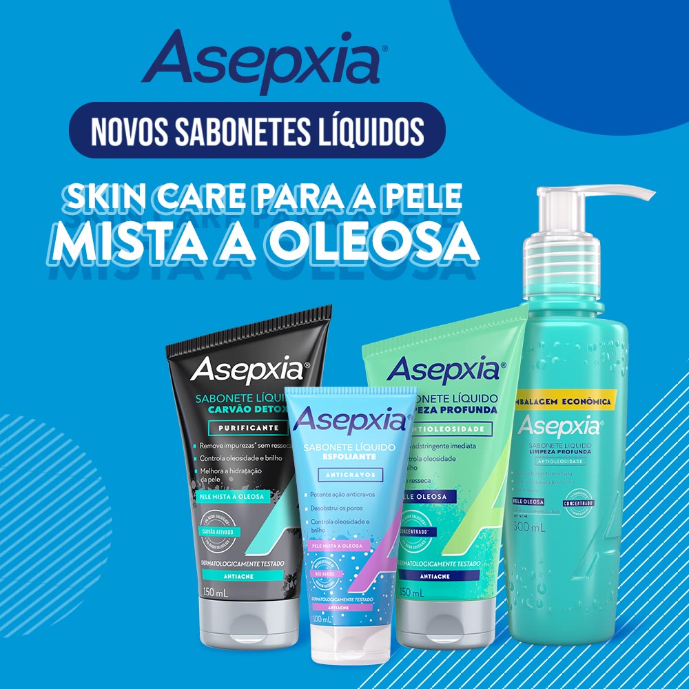 Sabonete Líquido Limpeza Profunda Asepxia Antioleosidade 150ml