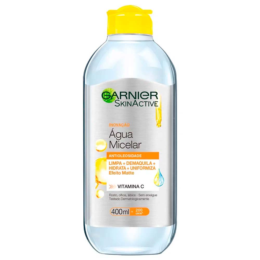 Garnier Kit – Gel de Limpeza Facial + Sérum Facial + Água Micelar + Protetor Hidratante Facial FPS30 Kit
