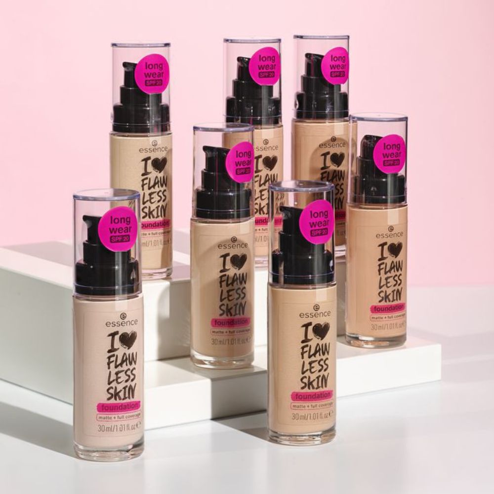 Base Líquida Essence  I Love Flawless Skin 10 Light Porcelain