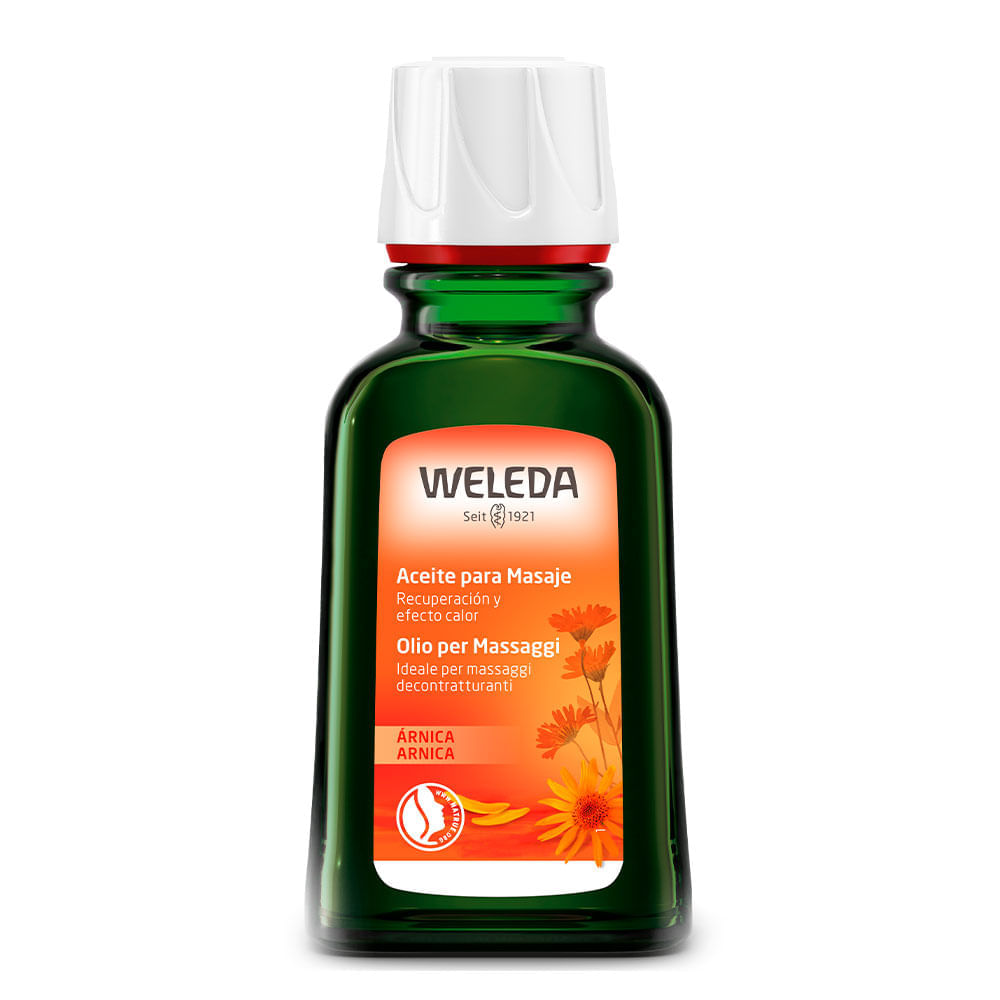 Óleo para Massagem com Arnica Weleda  Óleo Corporal 50ml