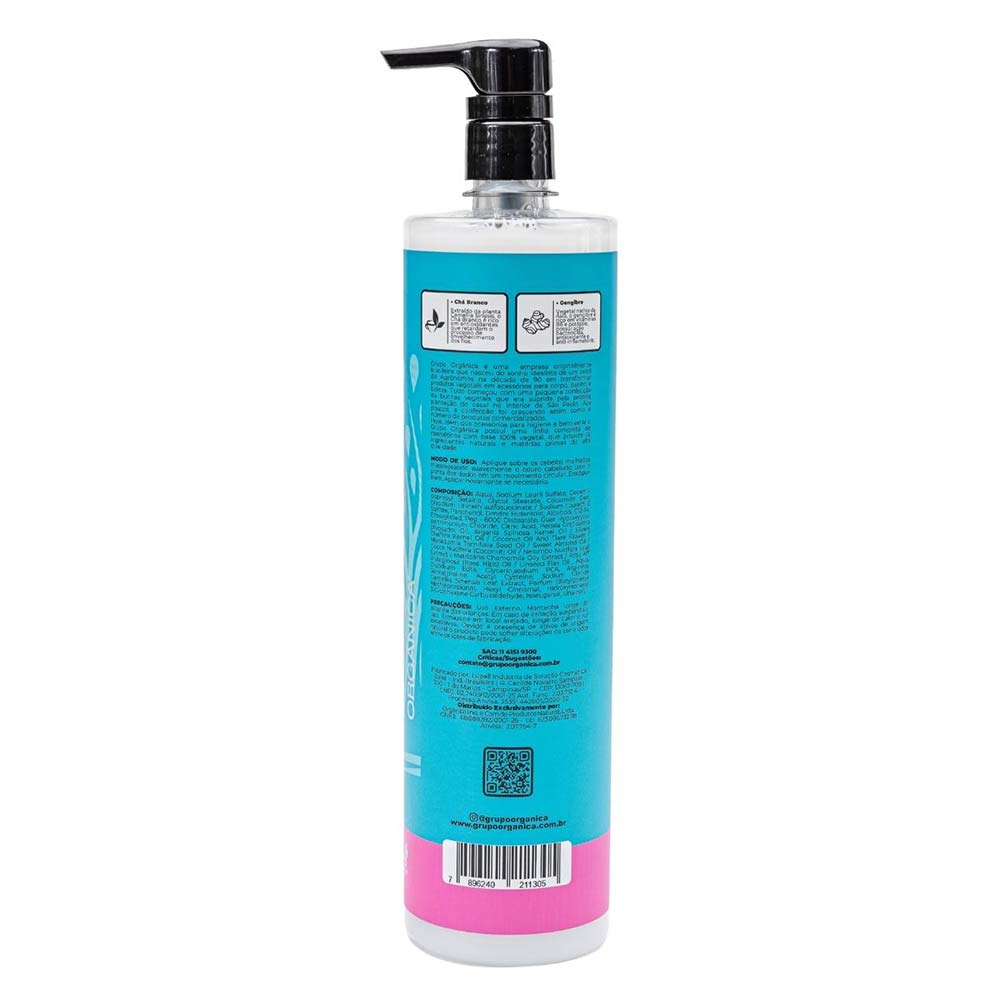 Orgânica Chá Branco e Gengibre Shampoo 1L