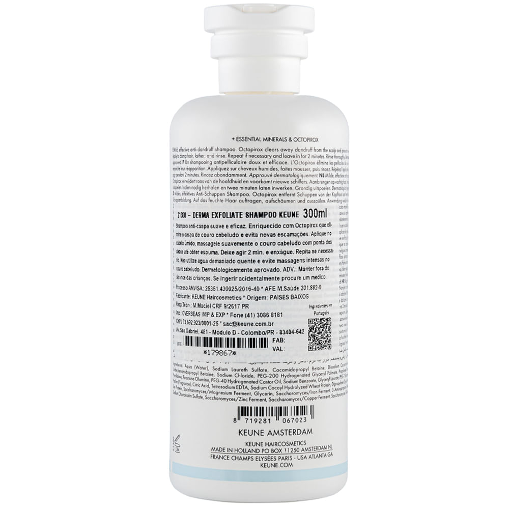 Keune Care Derma Exfoliate Shampoo Anticaspa 300ml