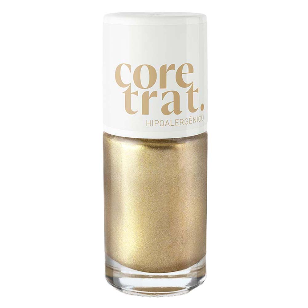 Esmalte Efeito Gel Coretrat Metálico Blant Dourado
