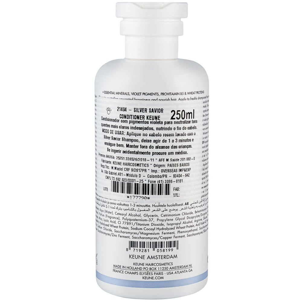 Keune Silver Savior  Condicionador 250ml