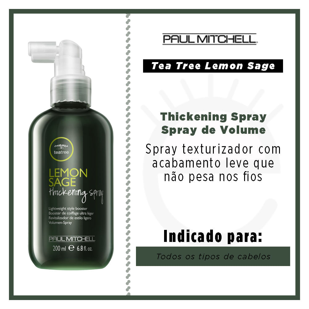 Paul Mitchell Tea Tree Lemon Sage Tick Spray  Spray de Volume 200ml