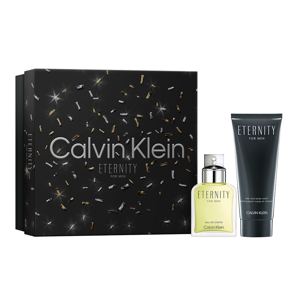 Calvin Klein Eternity For Men Coffret Kit  Perfume Edt 50ml + Gel De Banho 100ml Kit