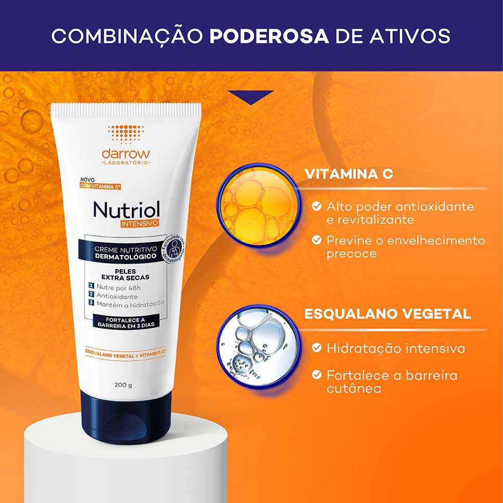 Hidratante Corporal Darrow Nutriol Intensivo  Creme Nutritivo 200g