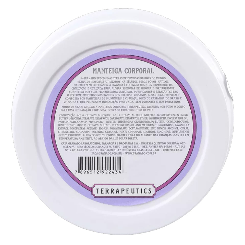 Manteiga Corporal Granado  Lavanda 200g