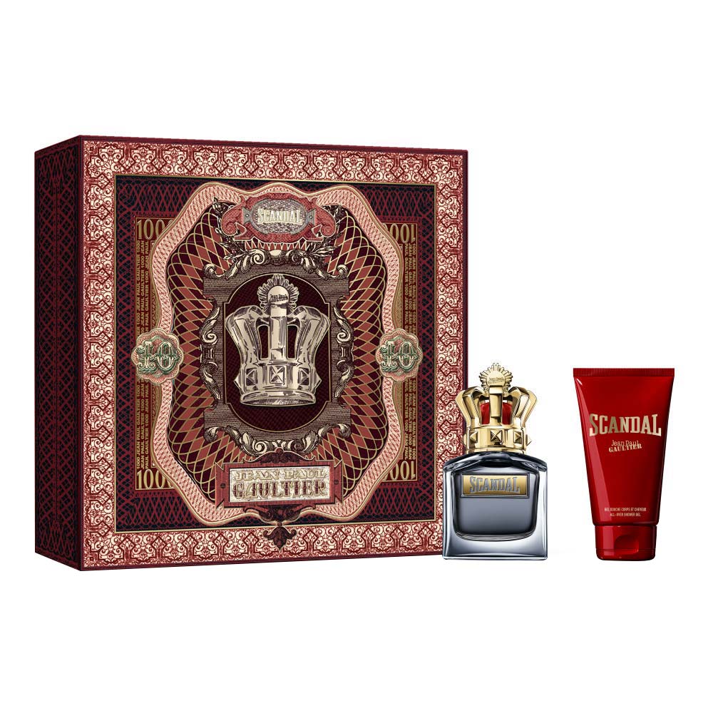 Kit Perfume Masculino Eau De Toilette All Over + Gel De Banho Scandal Jean Paul Gaultier Coffret