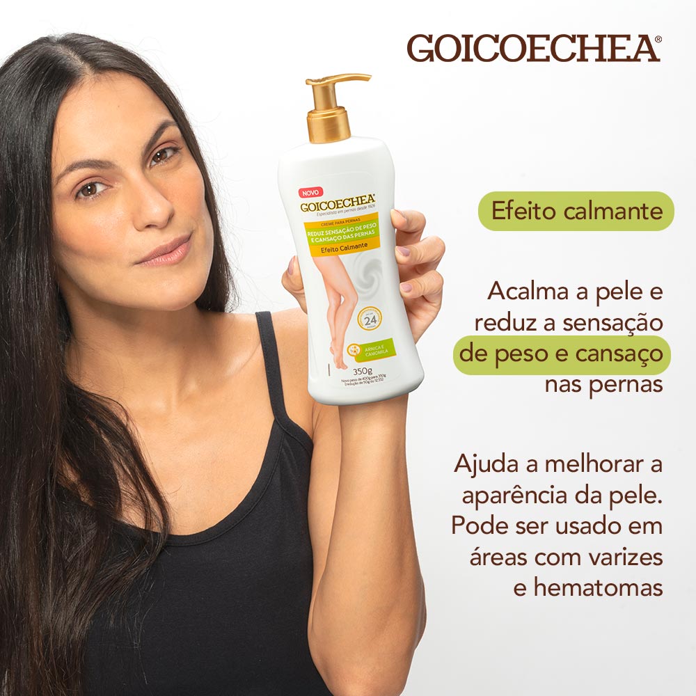 Creme para Pernas Goicoechea  Creme para Pernas Arnica e Camomila 350g