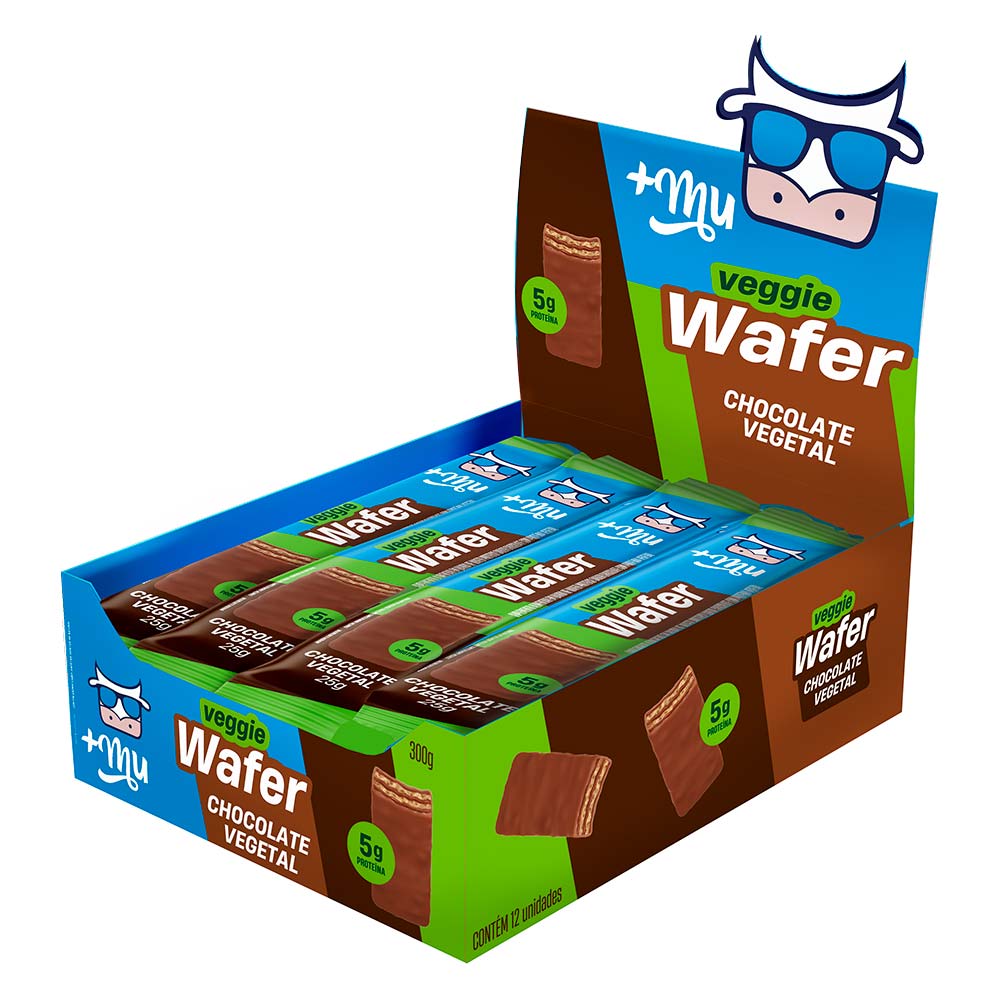 Display Chocowheyfer Vegetal +Mu  Chocolate 12Un