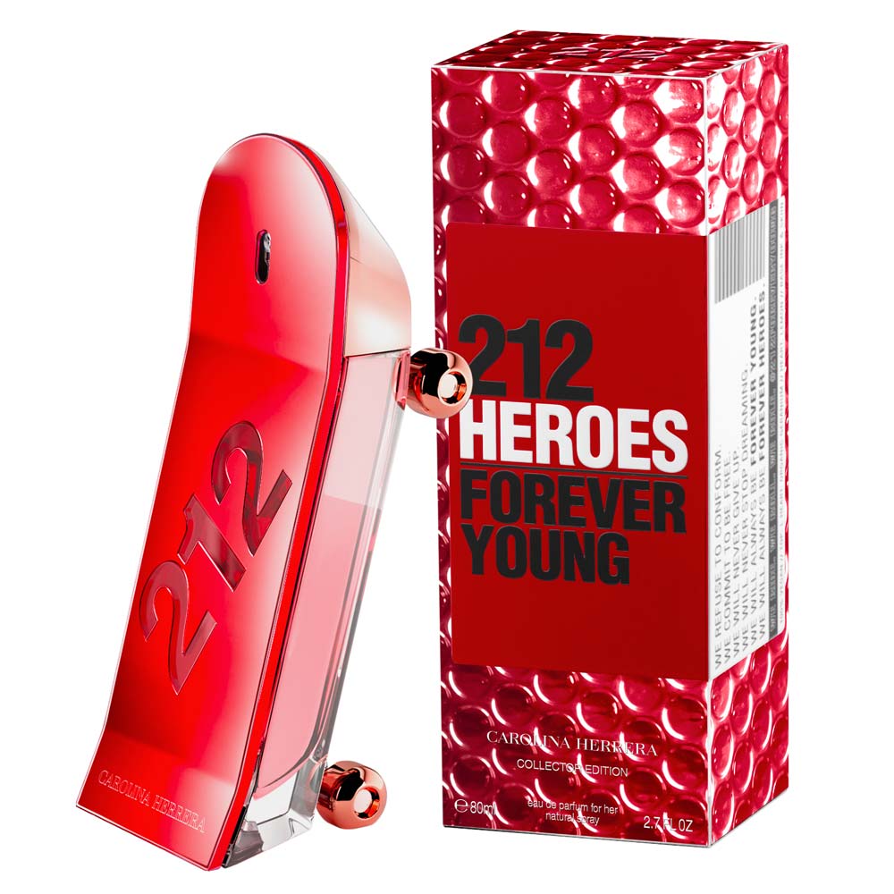 Perfume Feminino For Her Collector Edition 212 Heroes Carolina Herrera Eau de Parfum 80ml