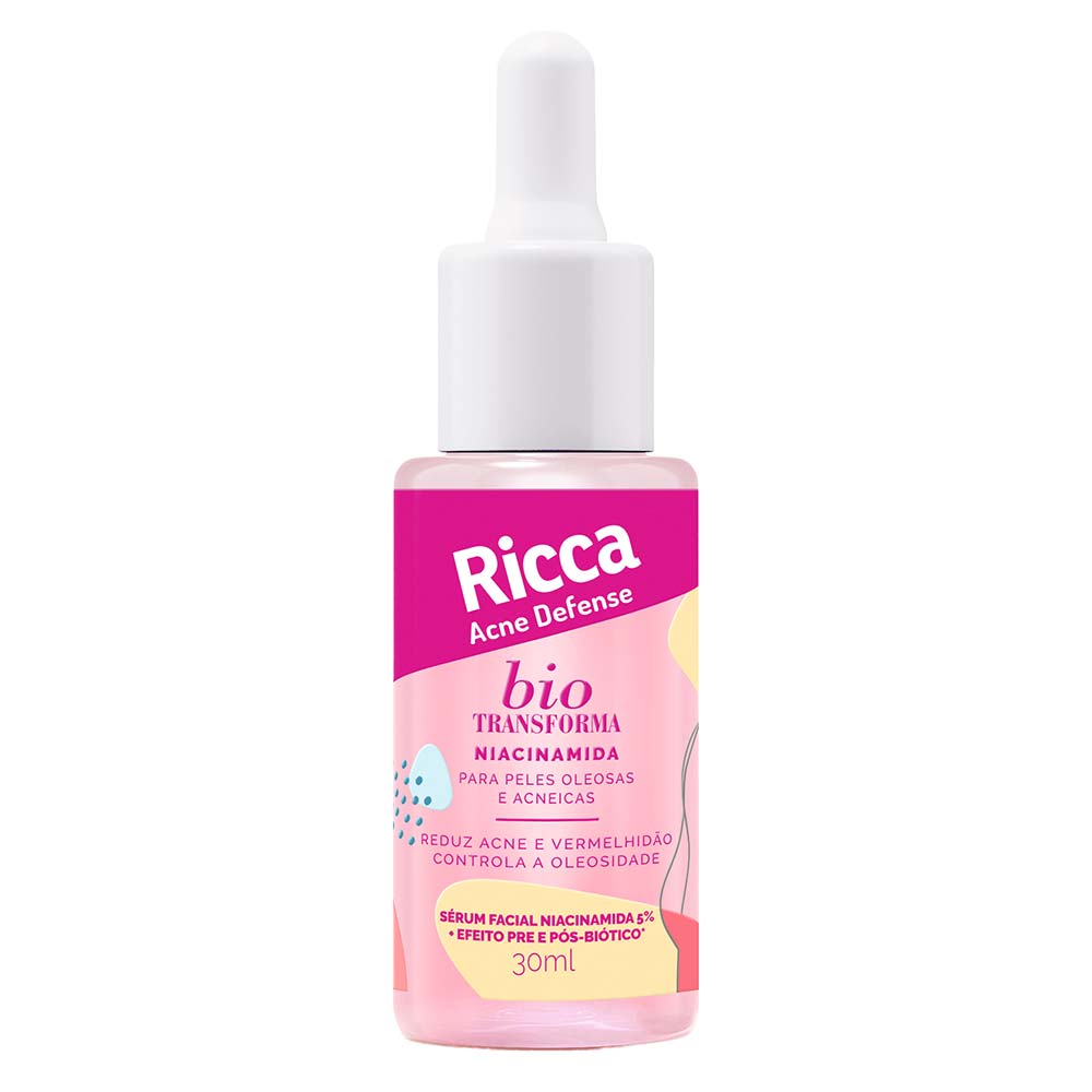 Sérum Facial Niacinamina Acne Defense Ricca 30ml