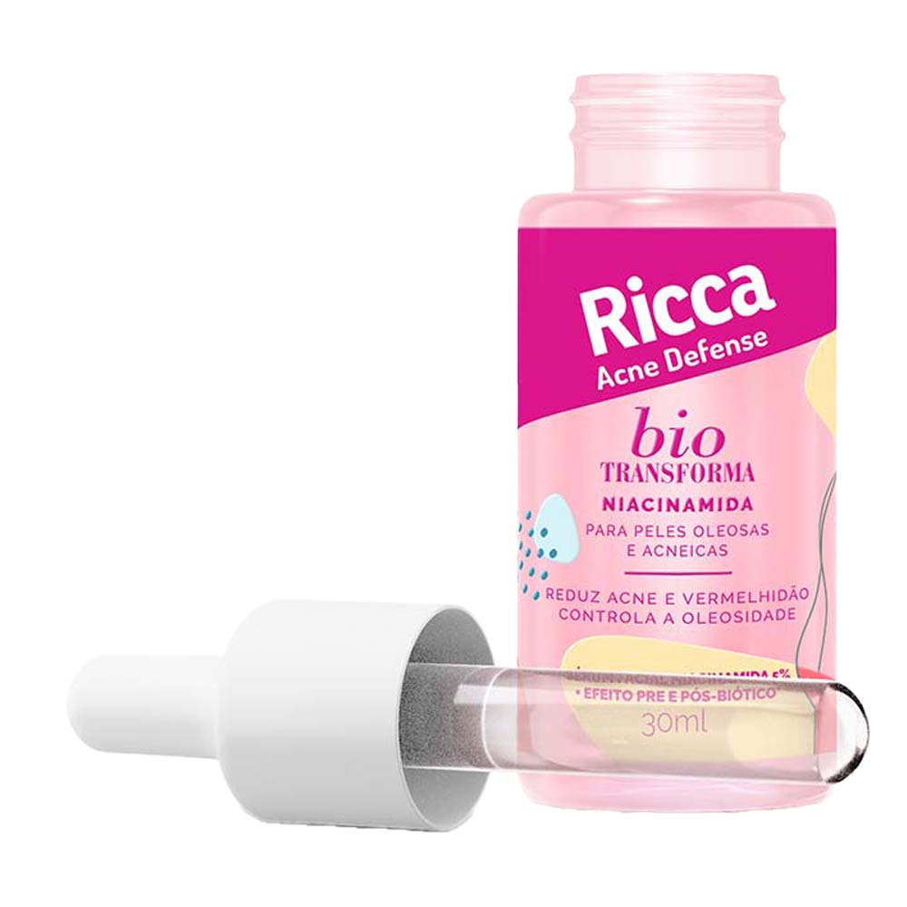 Sérum Facial Niacinamina Acne Defense Ricca 30ml