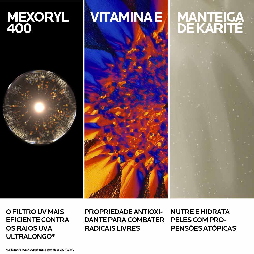 Protetor Solar Hidratante Infantil La RochePosay Anthelios UVMune 400 DermoPediatrics FPS60 75ml