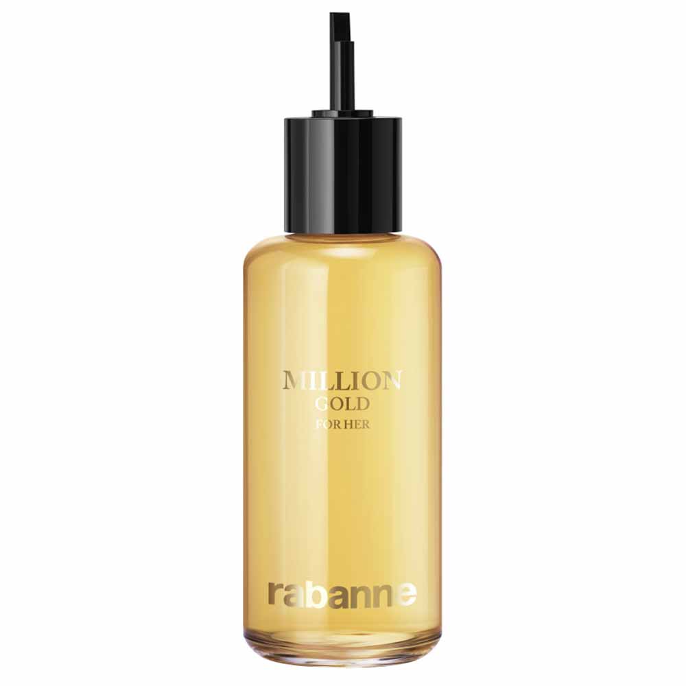 Million Gold For Her Rabanne  Perfume Feminino  Eau de Parfum Refil 200ml