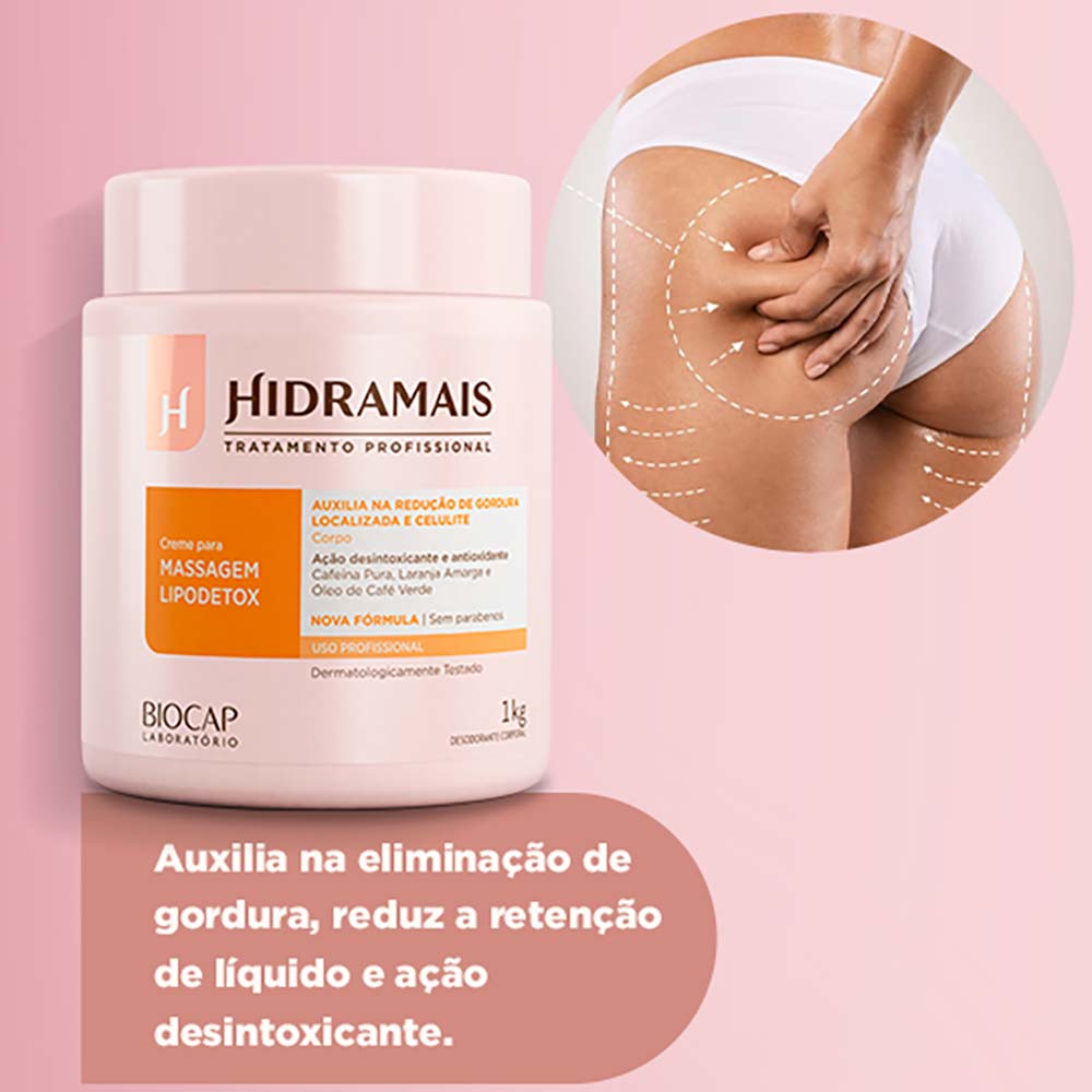 Creme para Massagem Hidramais 1Kg